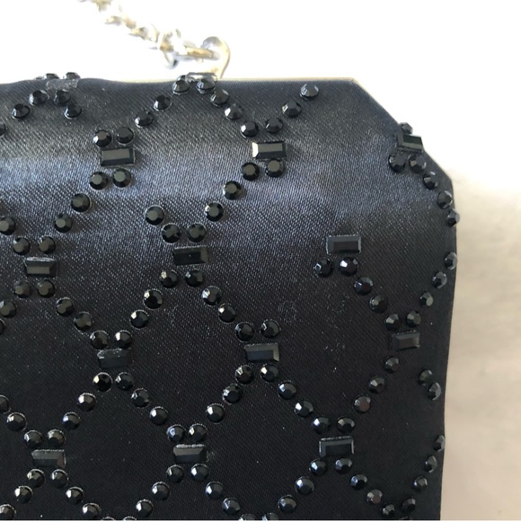 INC International Concepts Sasha Satin Sparkle Clutch - Picture 12 of 12